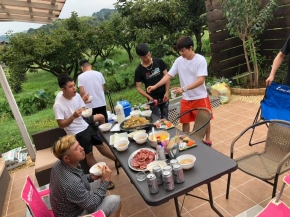 実習生交流の様子